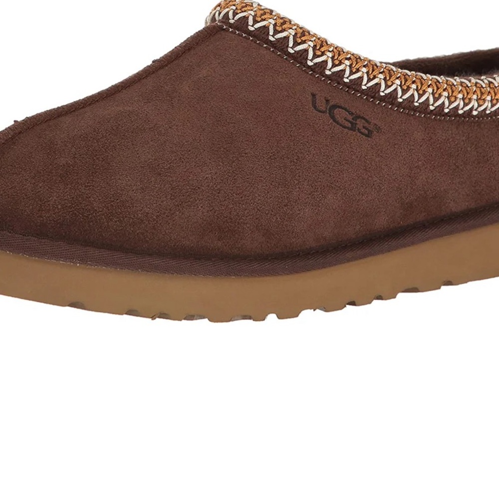 UGG Tasman Chocolate Brown Suede Slippers Men’s size 11